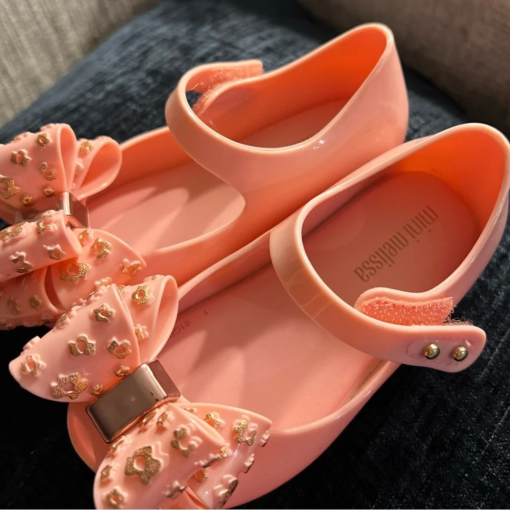 Melissa💥Pink bow girly sandals